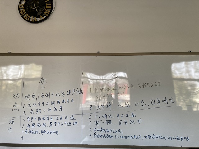 【完满演绎·课堂篇】“内卷”还是“躺平”?课堂辩论赛